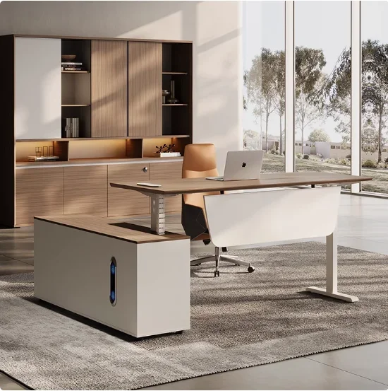 Office Furniture Logo - Meja Kantor CEO Modern Minimalis, Meja