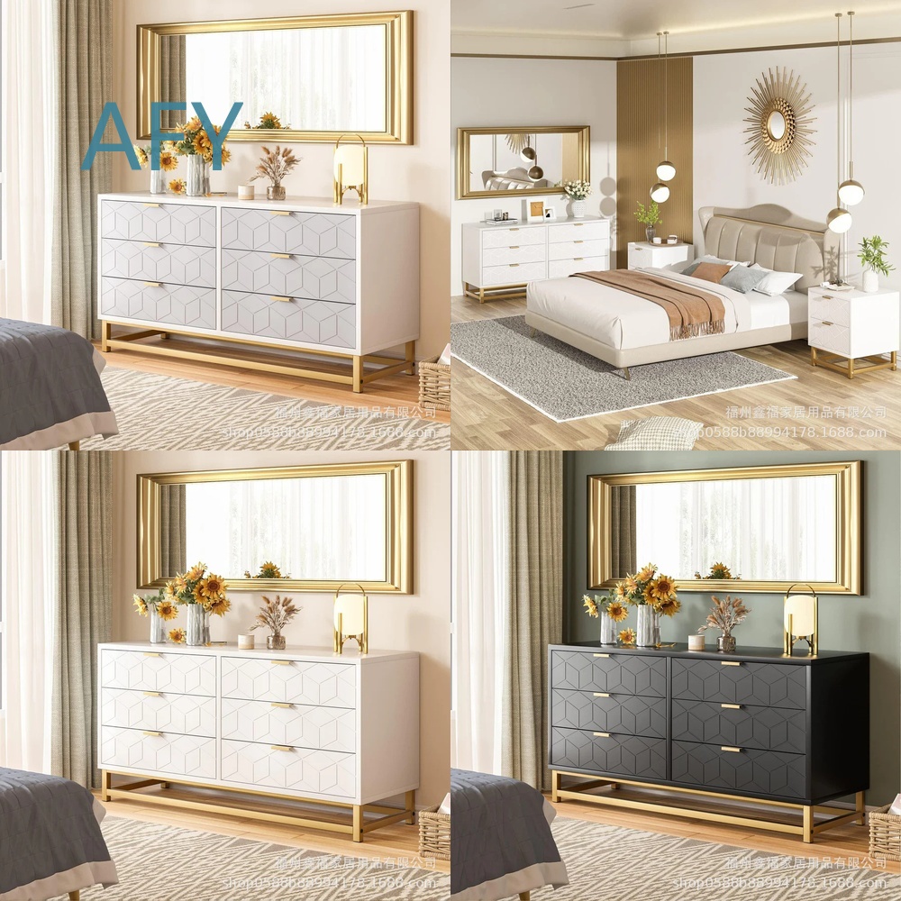 Office Furniture Ikea - Lemari Laci Kayu Enam Laci Kustom