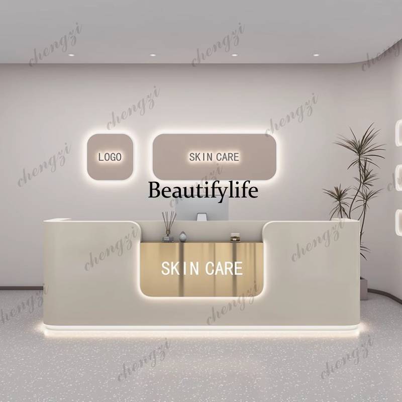 Office Furniture Logo - A68 Logo Meja Resepsionis Kecantikan Meja