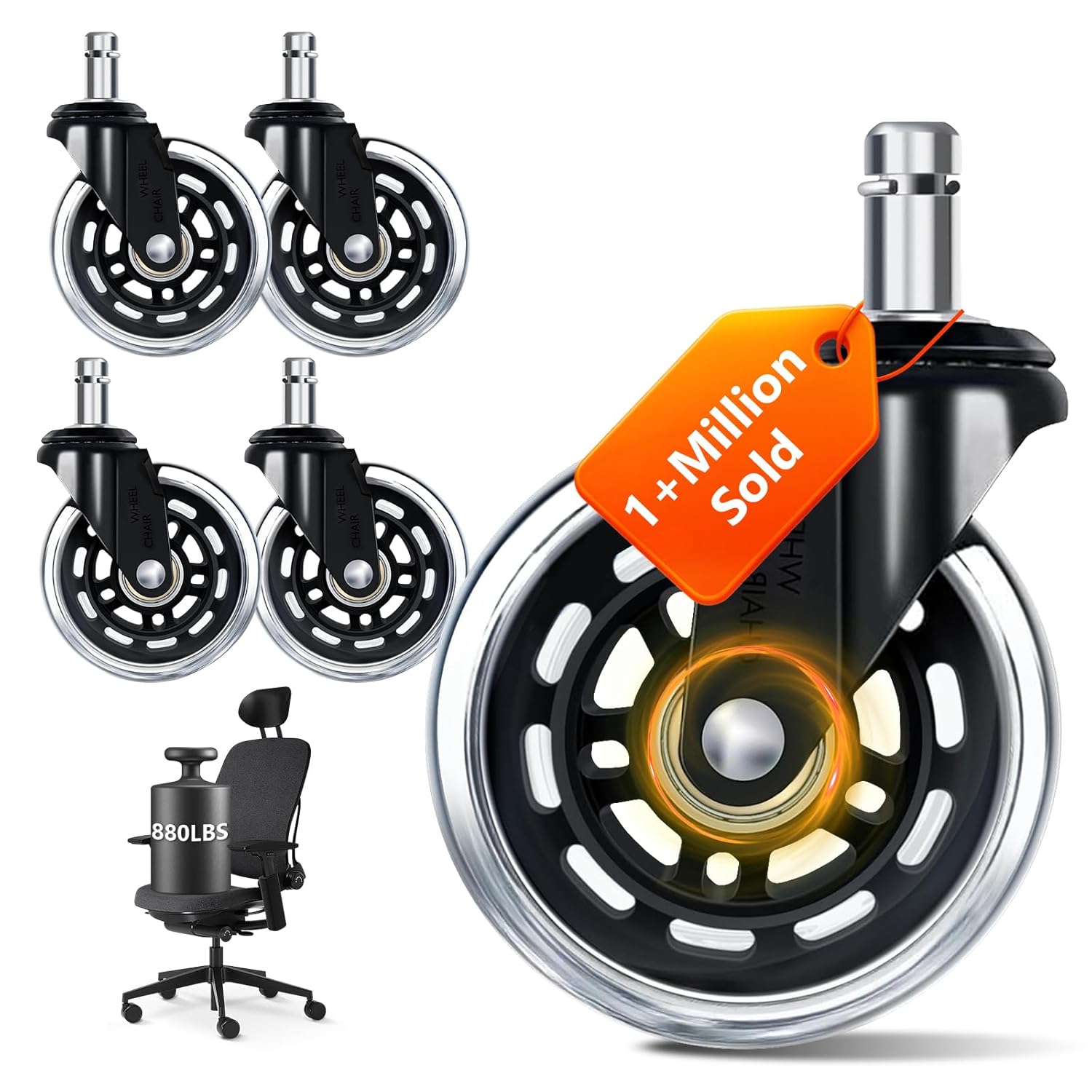 Set Roda Kursi Kantor 3 Inci I - Office Furniture Solutions ulasan dan harga