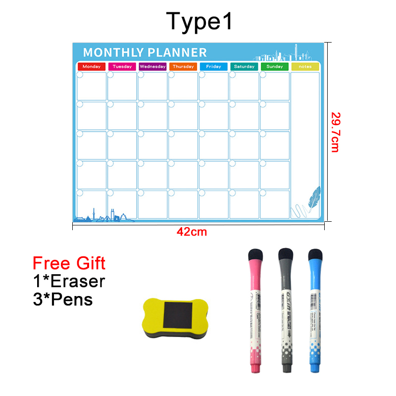 A3 Spidol Kalender Perencana M - Magnetic Whiteboard Calendar ulasan dan harga