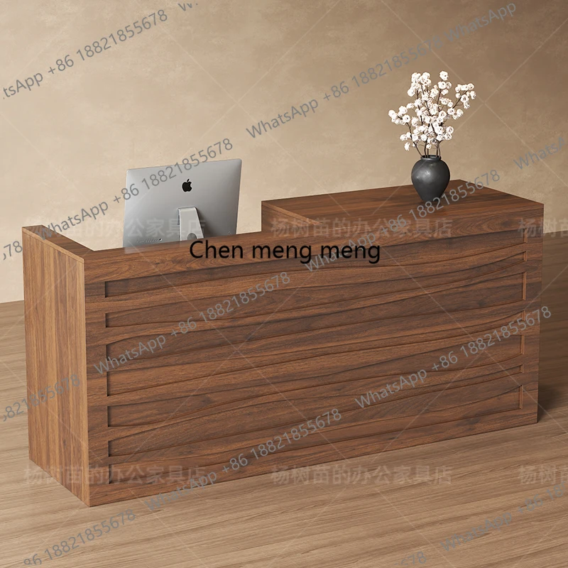 Meja Resepsionis Kantor F182,  - Office Furniture Logo ulasan dan harga