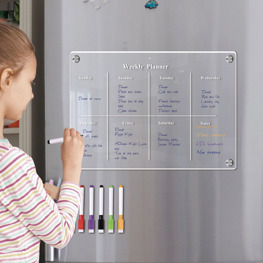 Papan kalender Magnet kulkas p - Magnetic Whiteboard Calendar ulasan dan harga