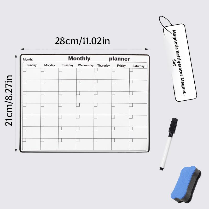 Kulkas Magnetik Kalender Pengh - Magnetic Whiteboard Calendar ulasan dan harga
