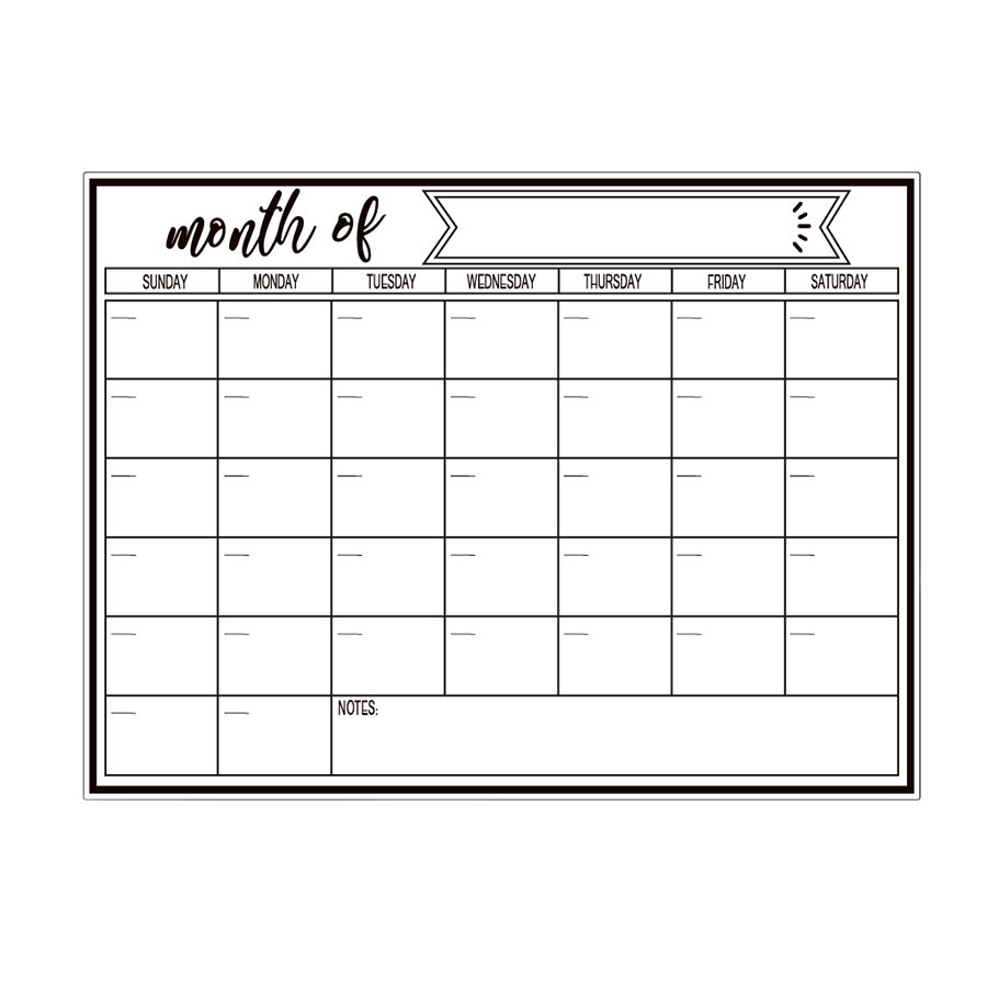 Stiker Papan Tulis Magnetik Ku - Magnetic Whiteboard Calendar ulasan dan harga