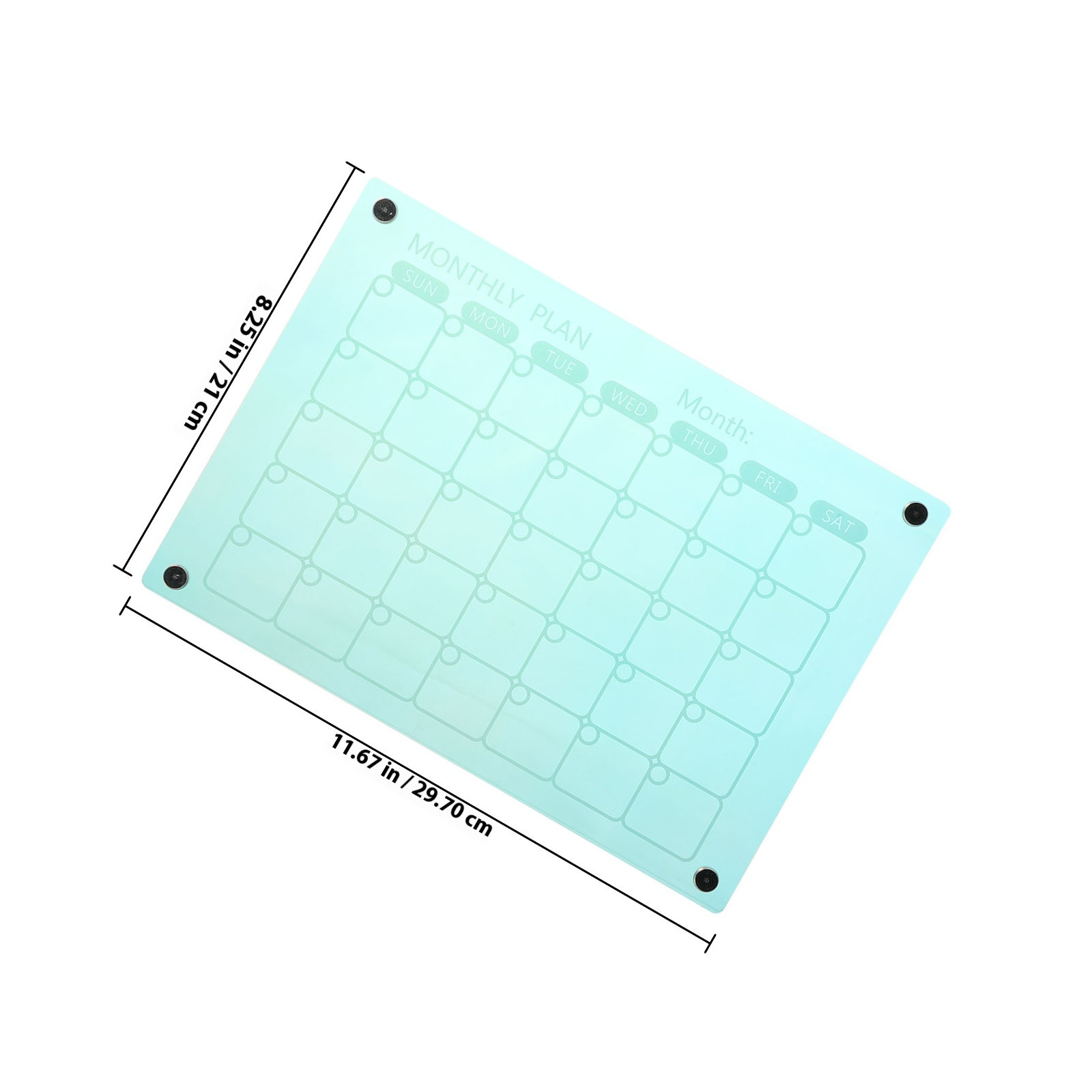 Kalender Bulanan Magnetik Akri - Magnetic Whiteboard Calendar ulasan dan harga