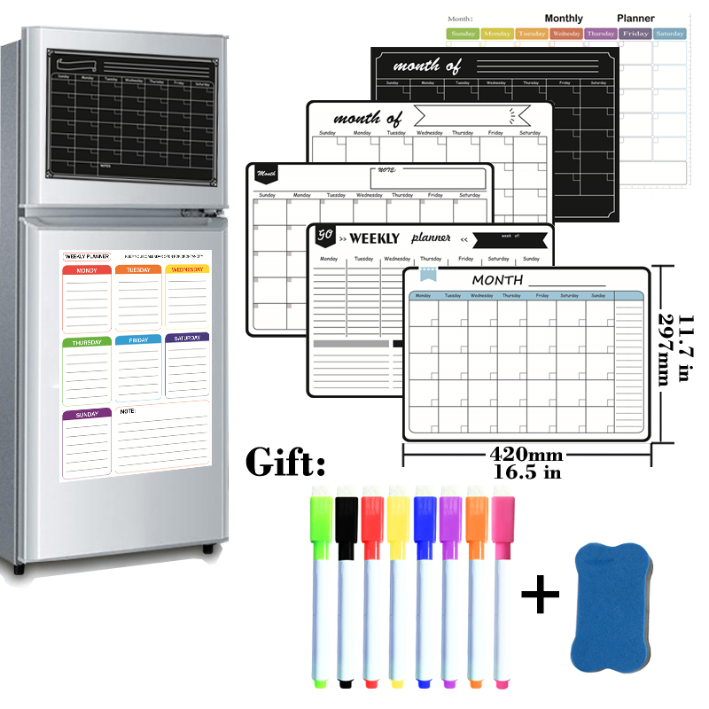 A3 ukuran magnetik perencana m - Magnetic Whiteboard Calendar ulasan dan harga