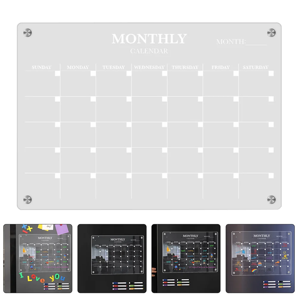 Papan Kulkas Magnetik Papan Pe - Magnetic Whiteboard Calendar ulasan dan harga