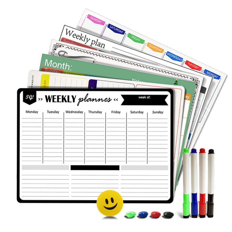A3 Papan Tulis Papan Tulis Per - Magnetic Whiteboard Calendar ulasan dan harga