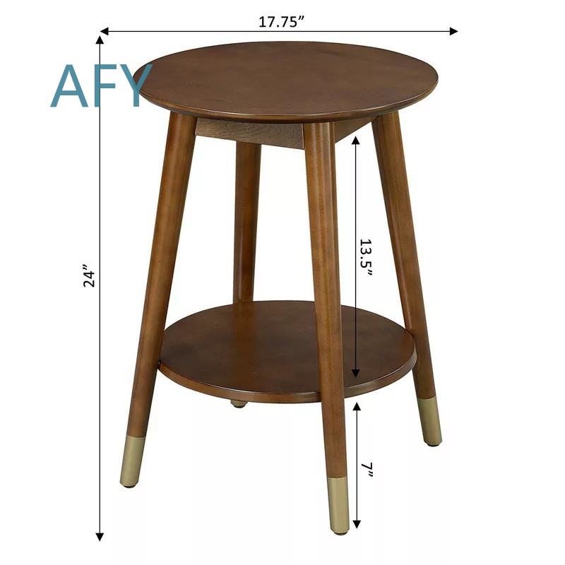 Meja Samping Kayu dengan Kompa - Office Furniture Ikea ulasan dan harga