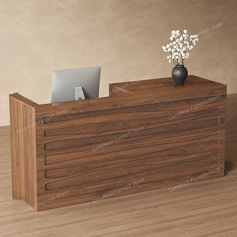 Logo Meja Resepsionis Kantor C - Office Furniture Logo ulasan dan harga