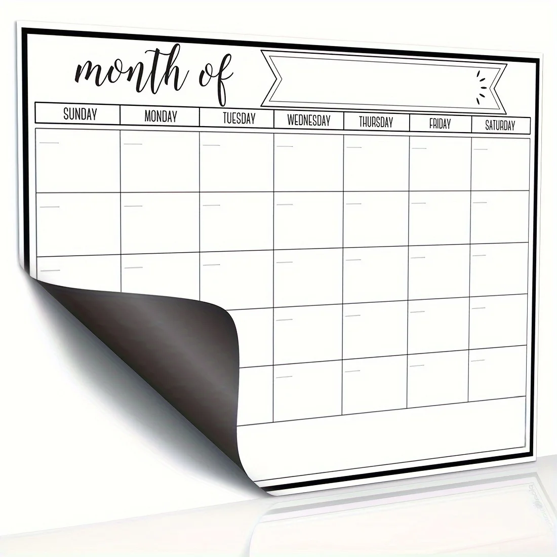 Papan Tulis Kalender Bulanan M - Magnetic Whiteboard Calendar ulasan dan harga