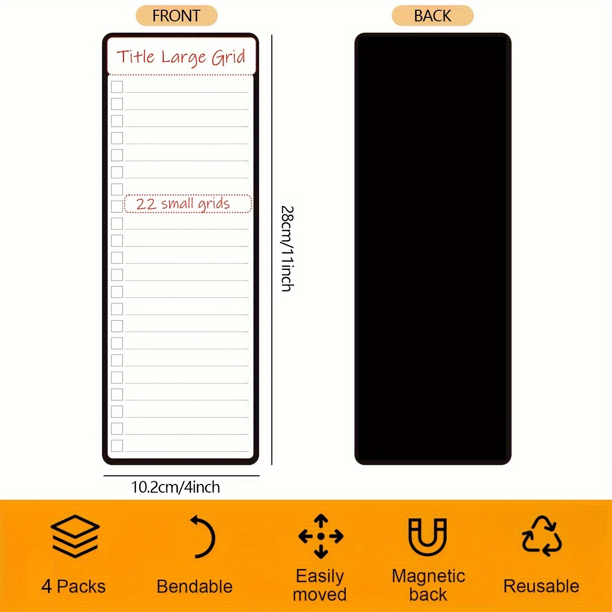 4 Buah Papan Daftar Penghapus  - Magnetic Whiteboard Calendar ulasan dan harga