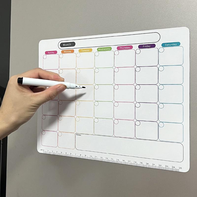 📚   Kulkas Magnetik Kalender P - Magnetic Whiteboard Calendar ulasan dan harga