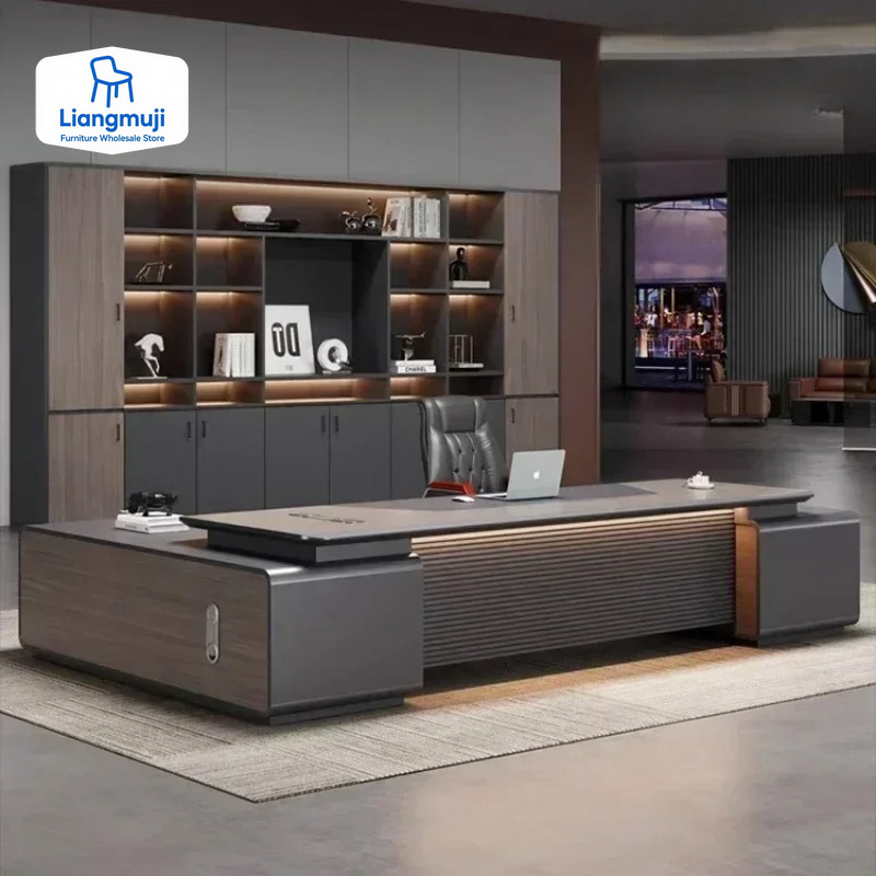 Meja Kerja Eksekutif Pro denga - Office Furniture Solutions ulasan dan harga