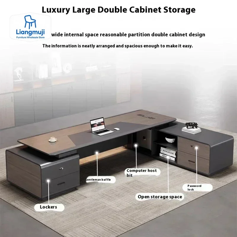 Meja Kerja Eksekutif Pro denga - Office Furniture Solutions ulasan dan harga