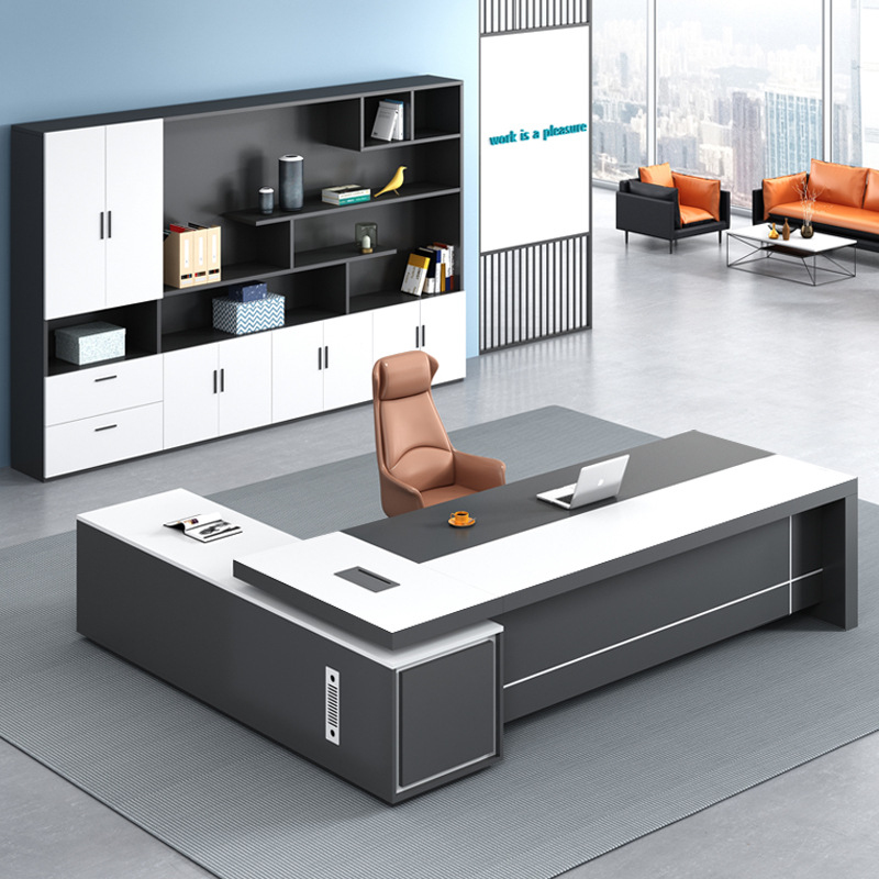 Set Meja Dan Kursi Putih, Untu - Xh Office Furniture ulasan dan harga