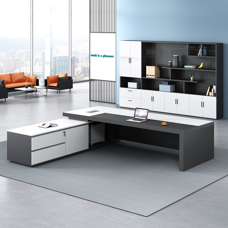 Set Meja Dan Kursi Putih, Untu - Xh Office Furniture ulasan dan harga